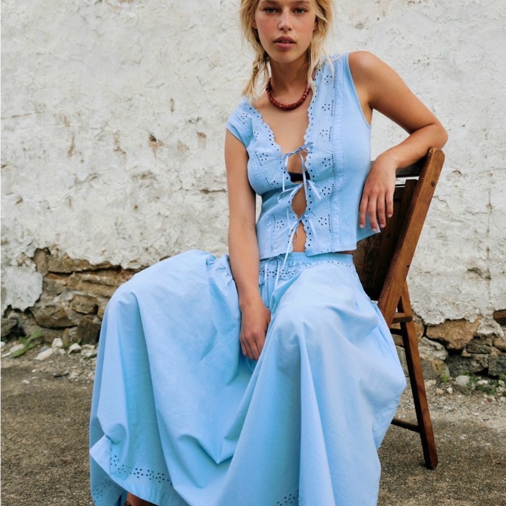 🔥SOLD ON LIVE! 🥰 NWT FREE PEOPLE GESIBELLE SET ~ OPEN AIR